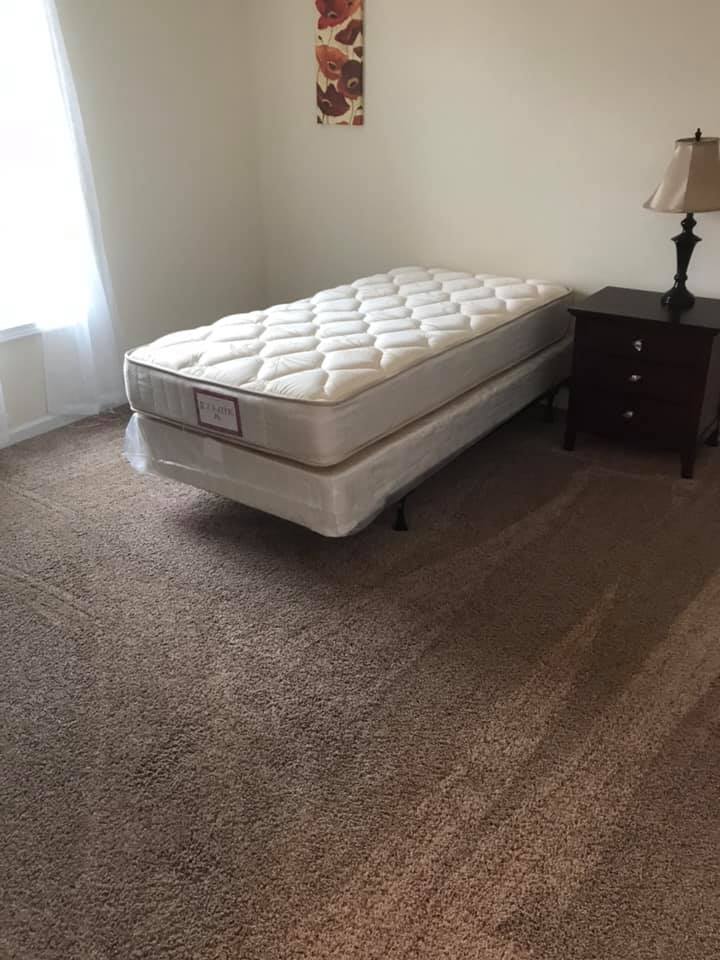 Clean Bedroom Carpet — Fayetteville, NC — F.J.S. Janitorial Services