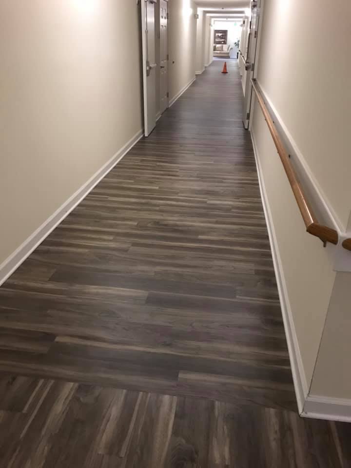 Clean Hallway — Fayetteville, NC — F.J.S. Janitorial Services