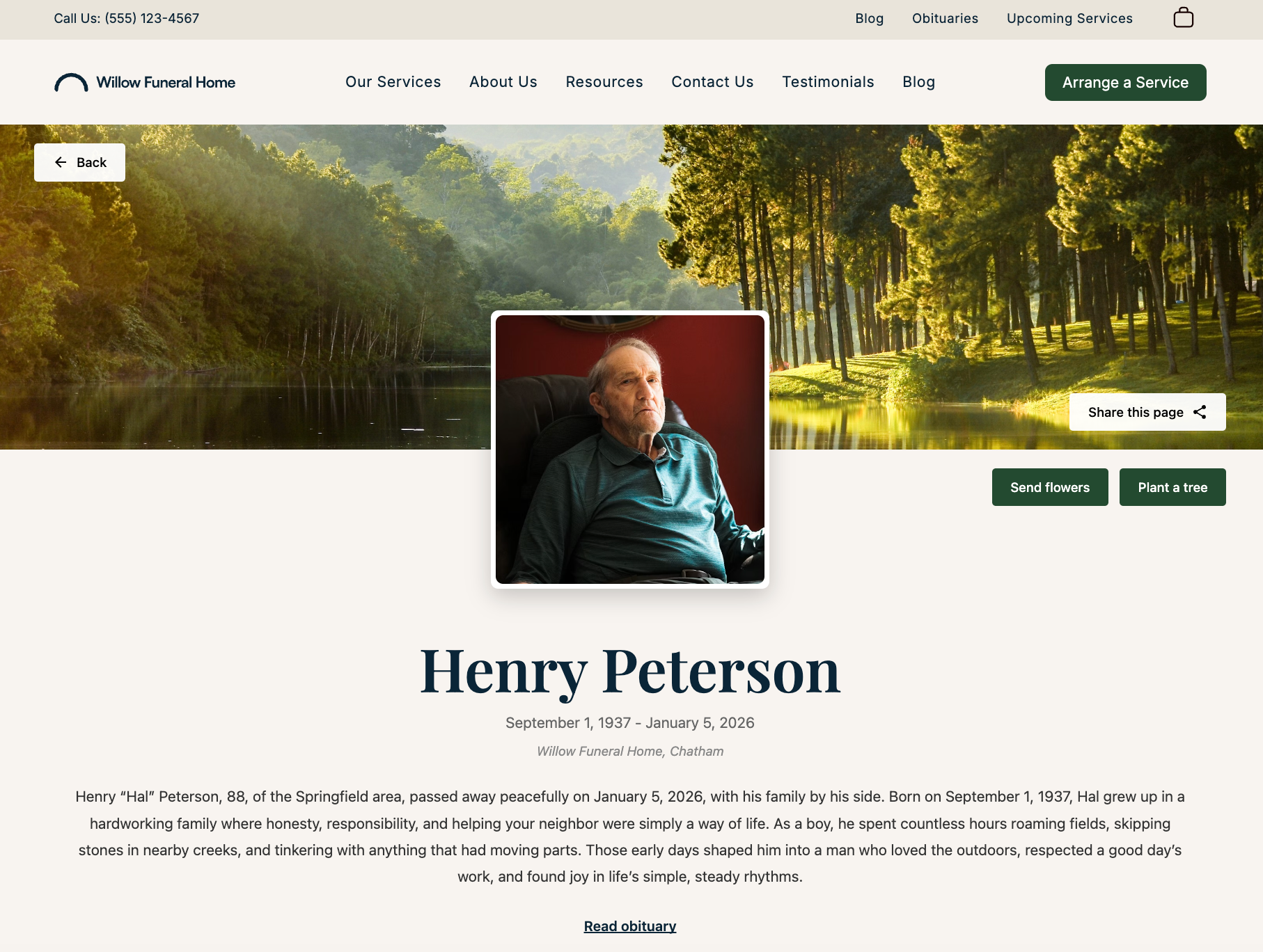 Profile page for Mary Uhrinach O'Connor, with a photo and a list of her recent posts, showcasing nature images.