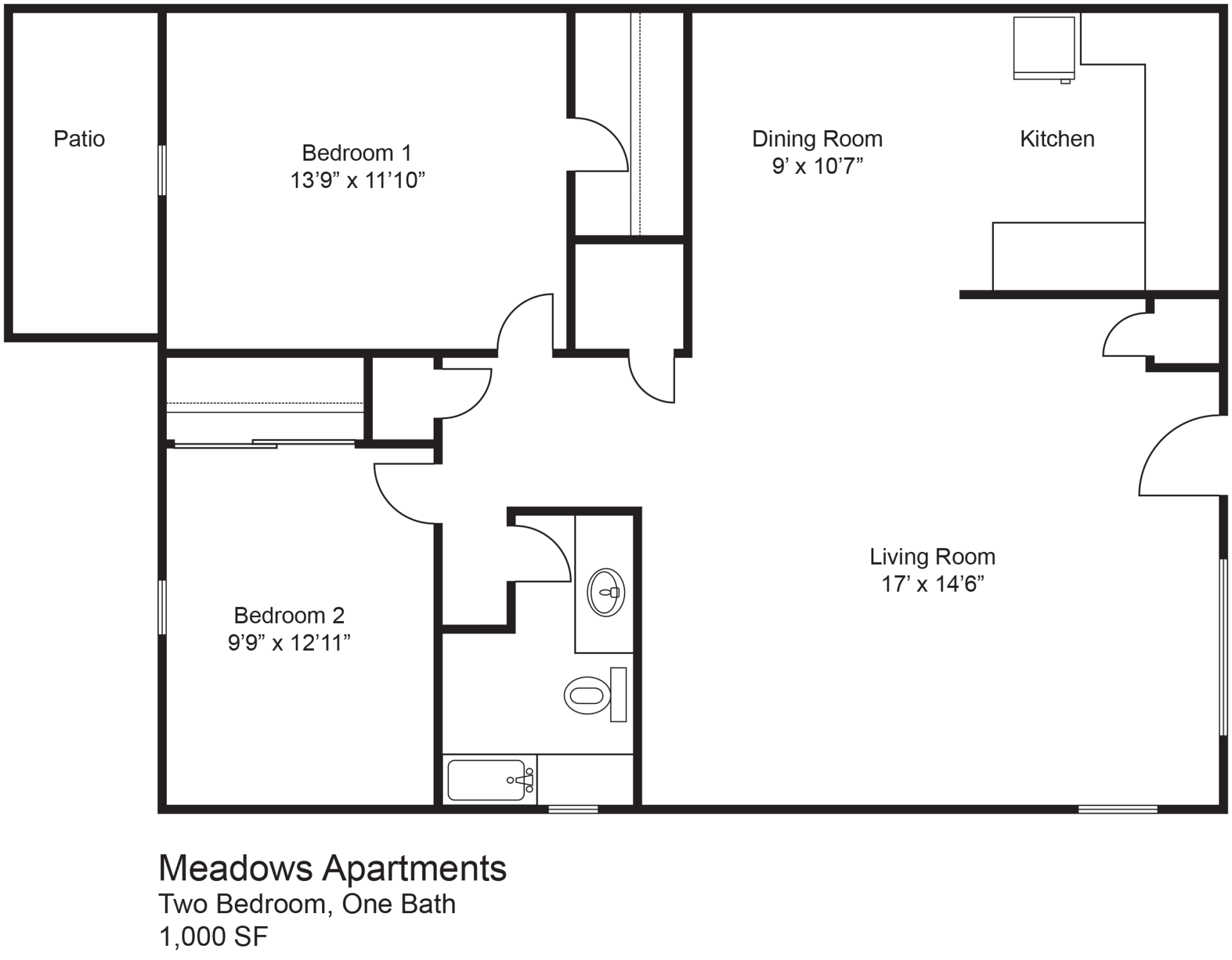 Floor Plans The Meadows Apartments Located In Vista, CA