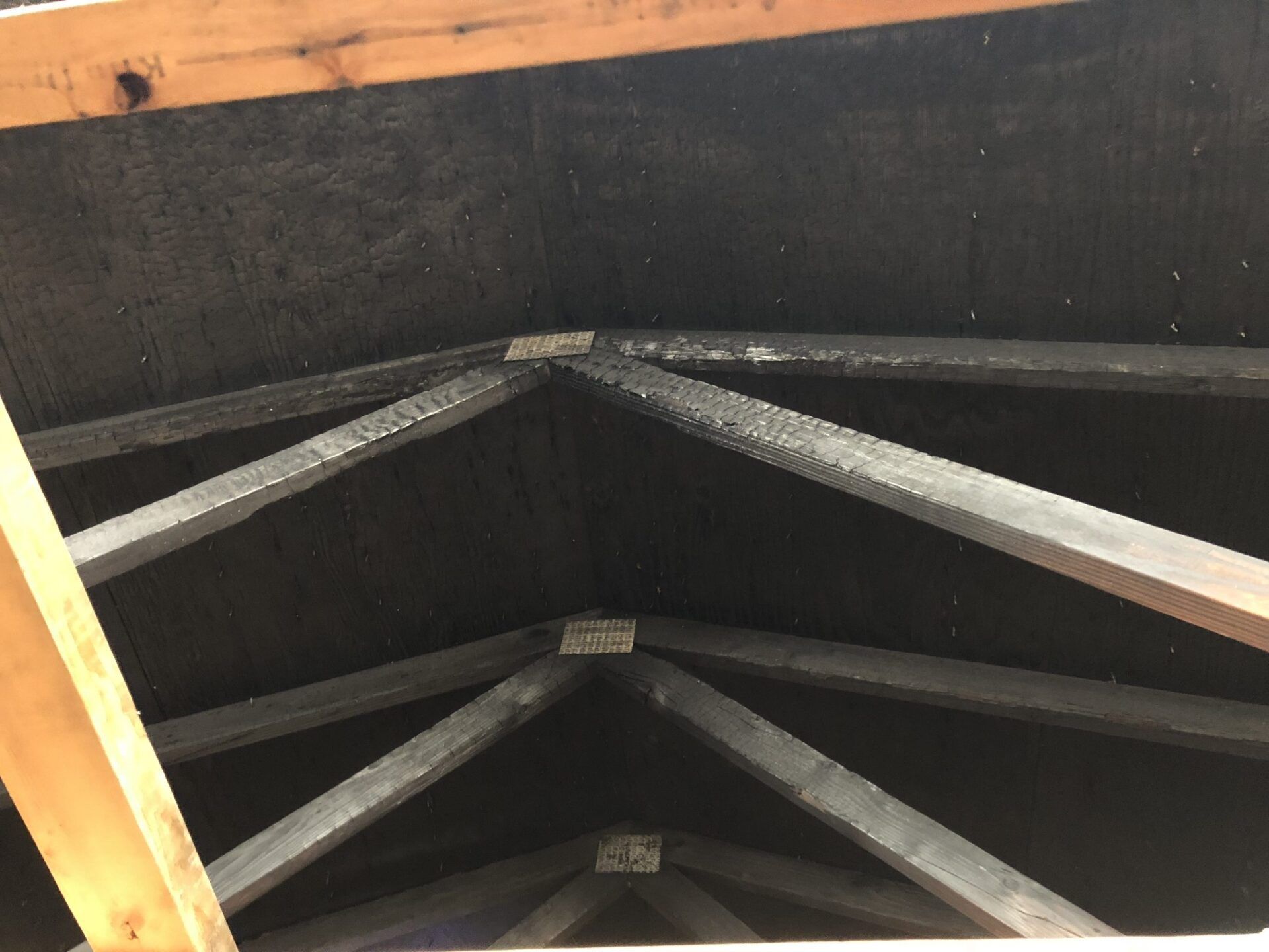 Fire Damaged Trusses — Milliken, CO — First Point Construction