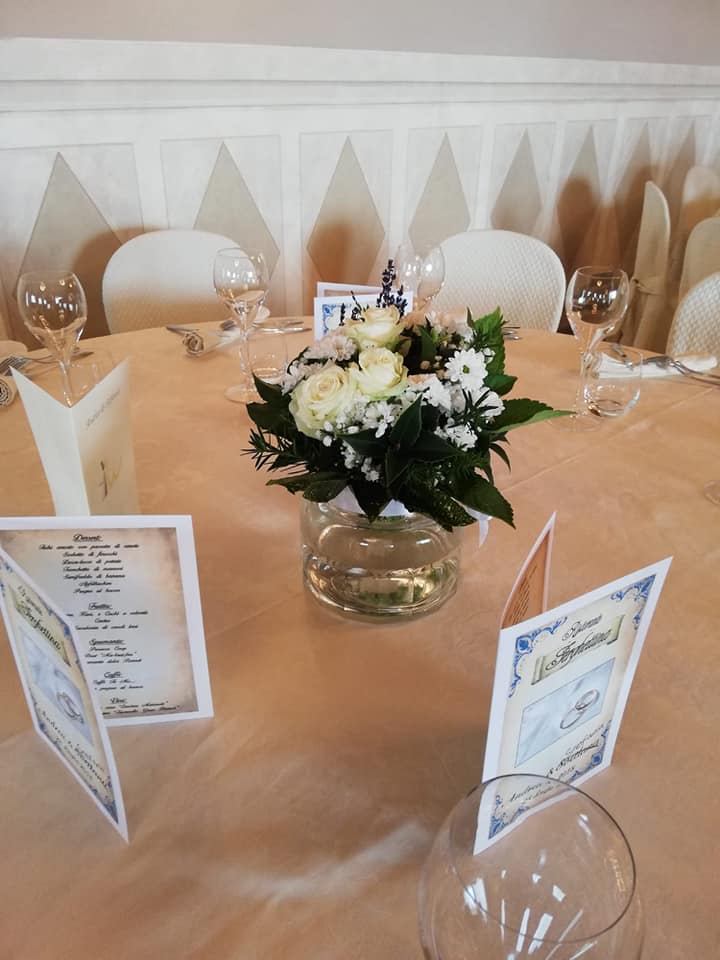 centrotavola floreale per ricevimento