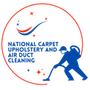 A logo for national carpet upholstery and air duct cleaning.