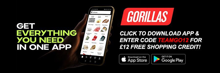 download Gorillas UK app 2021 grocery delivery promo