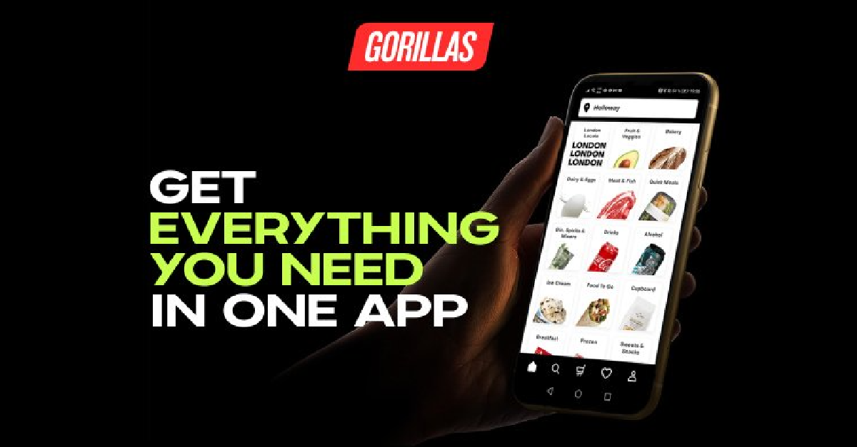 gorillas mobile app free credit spend and discount promo code cheap food & drink offers April 2023