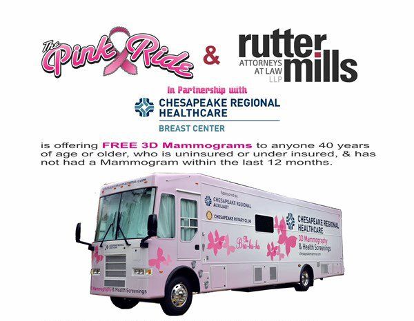 Pink Ride's Mammogram Bus