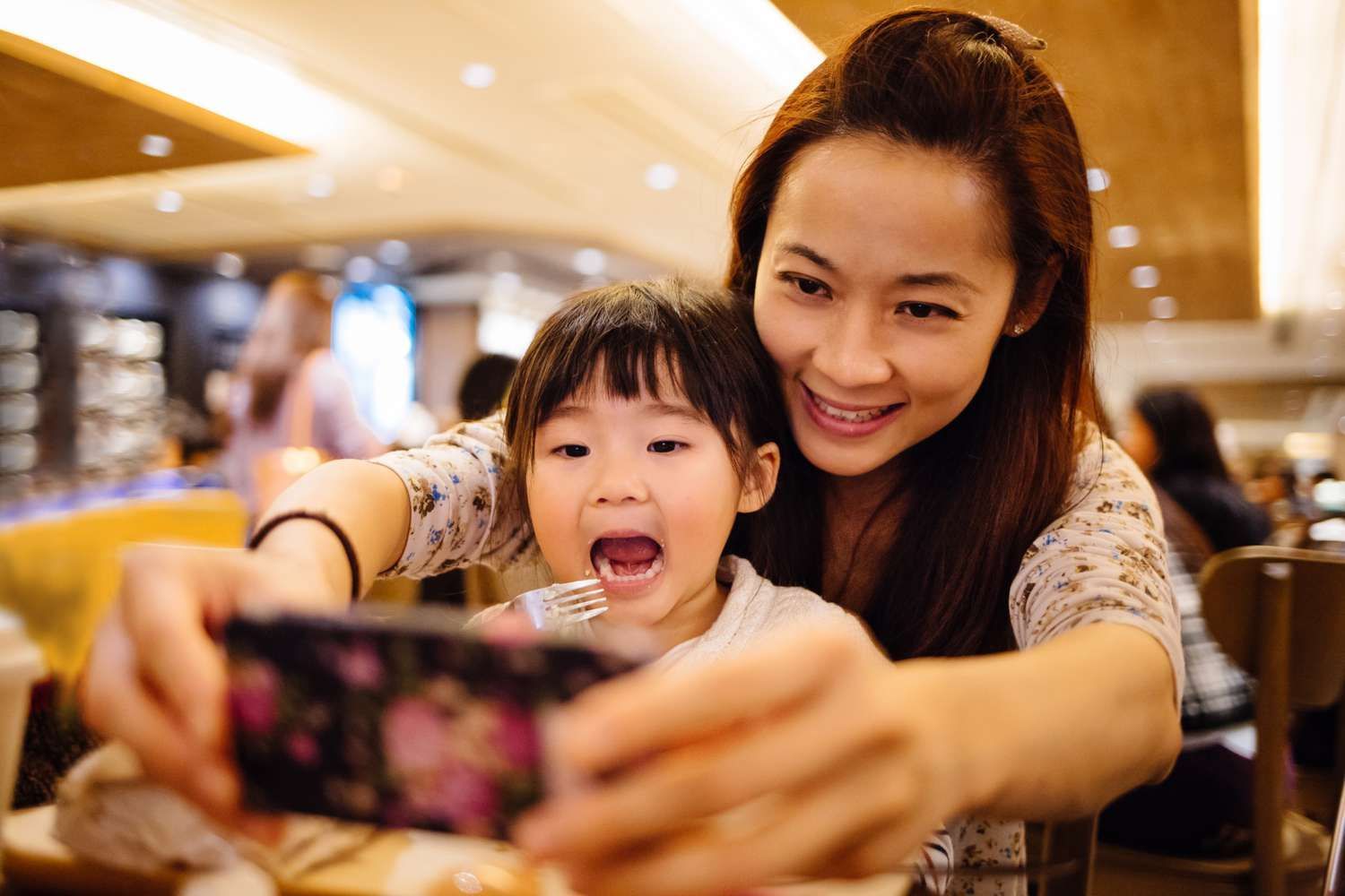 Mother and Child Selfie