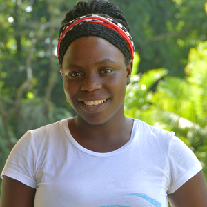 Harriet smiles for the camera