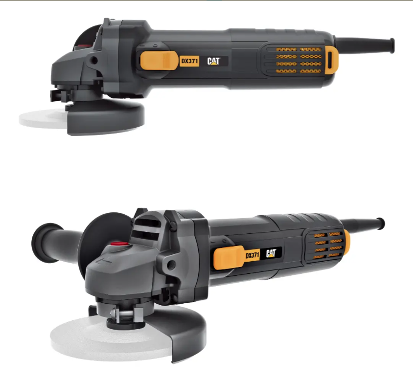 Amoladora Angular 4 1/2 115mm 750w Con Maletín Discos Cat