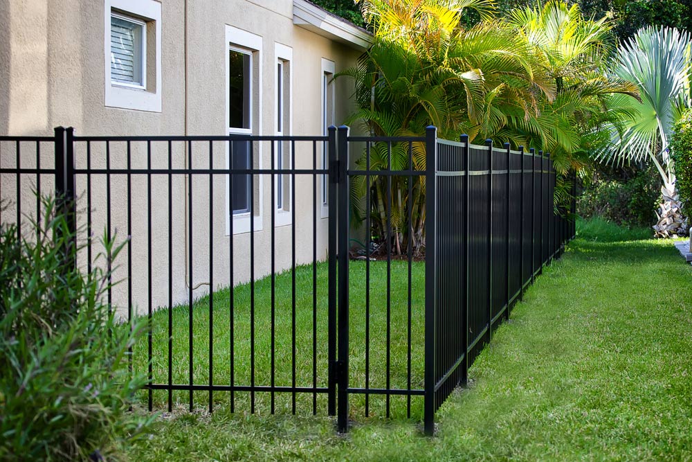 Backyard Aluminium Fence — Gates & Fencing in Coffs Harbour, NSW