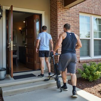 Exercise bike delivery