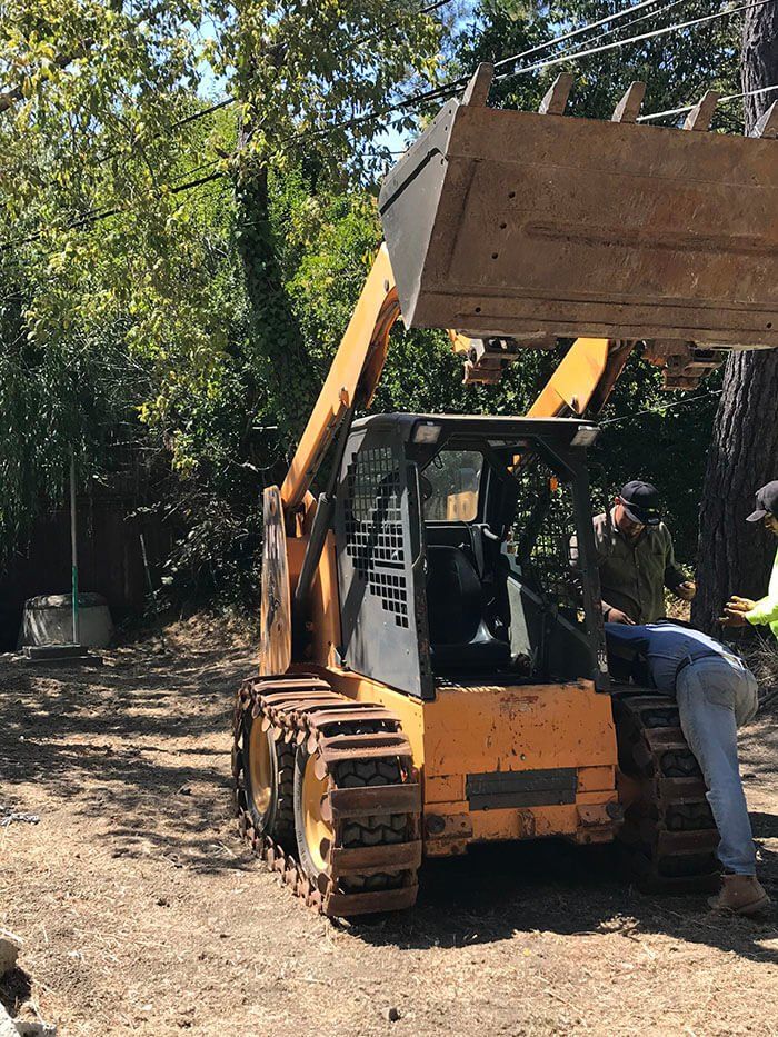 Excavating Machine — Belmont, CA — ASG Complete Landscape