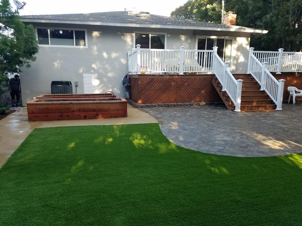 Beautiful House With Green Lawn — Belmont, CA — ASG Complete Landscape