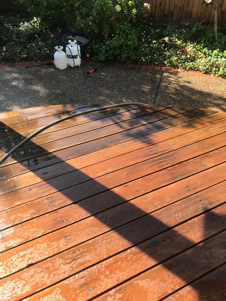 Wooden Floor After — Belmont, CA — ASG Complete Landscape
