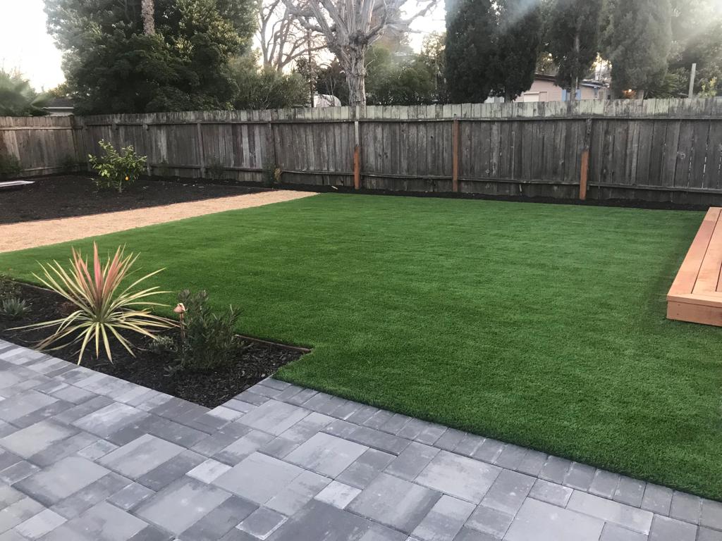 Newly Installed Artificial Grass — Belmont, CA — ASG Complete Landscape
