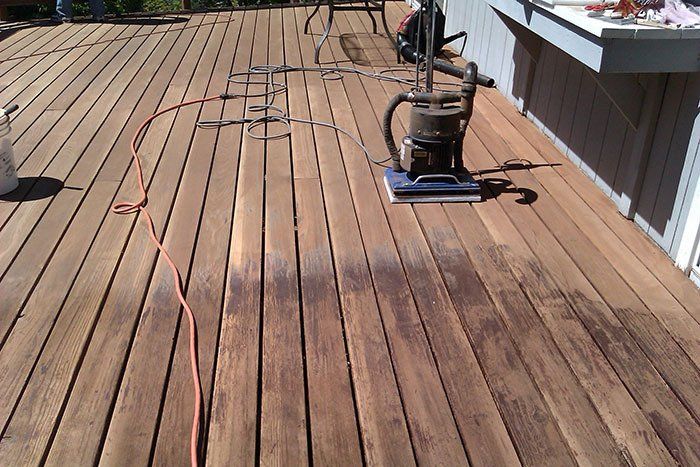 Wooden Floor Before — Belmont, CA — ASG Complete Landscape