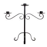 Black 5 Candle Candleabra