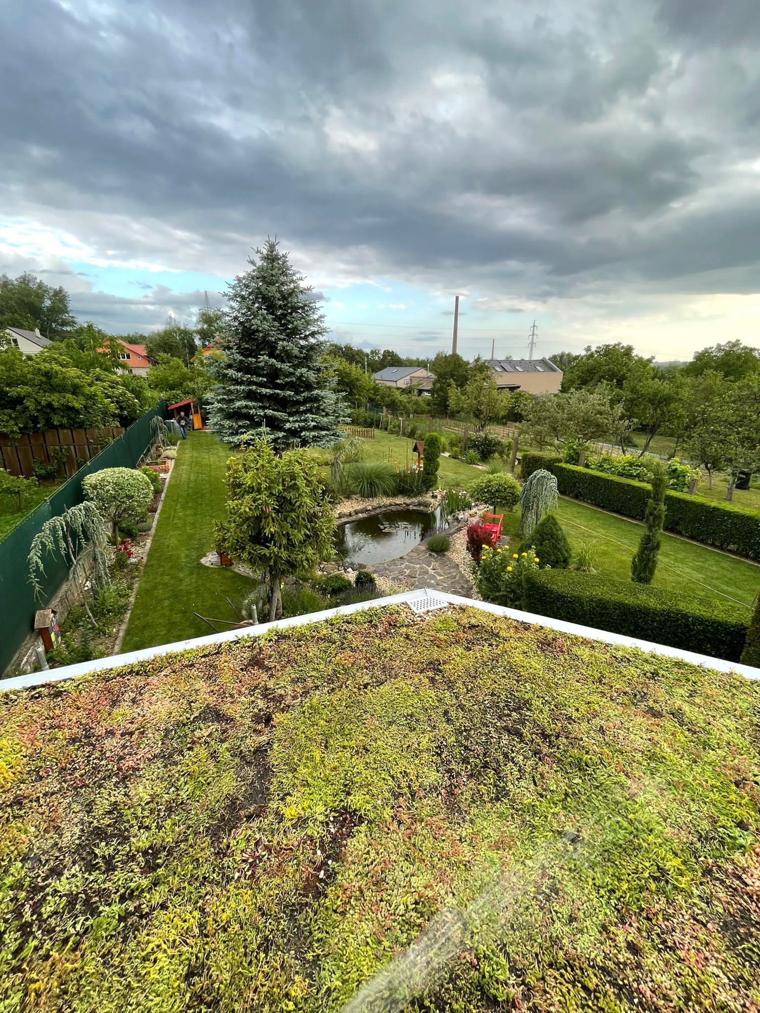 Extenzívna zelná strecha, Ťahanovce