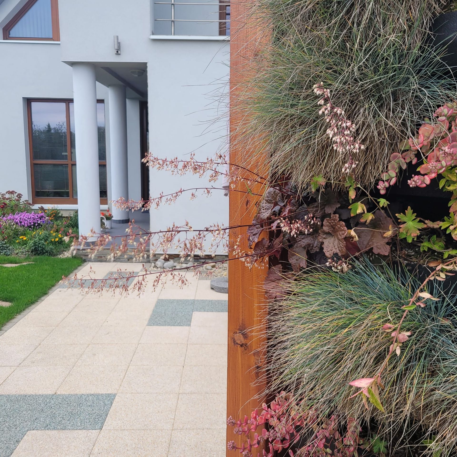 Exteriérové zelená fasáda