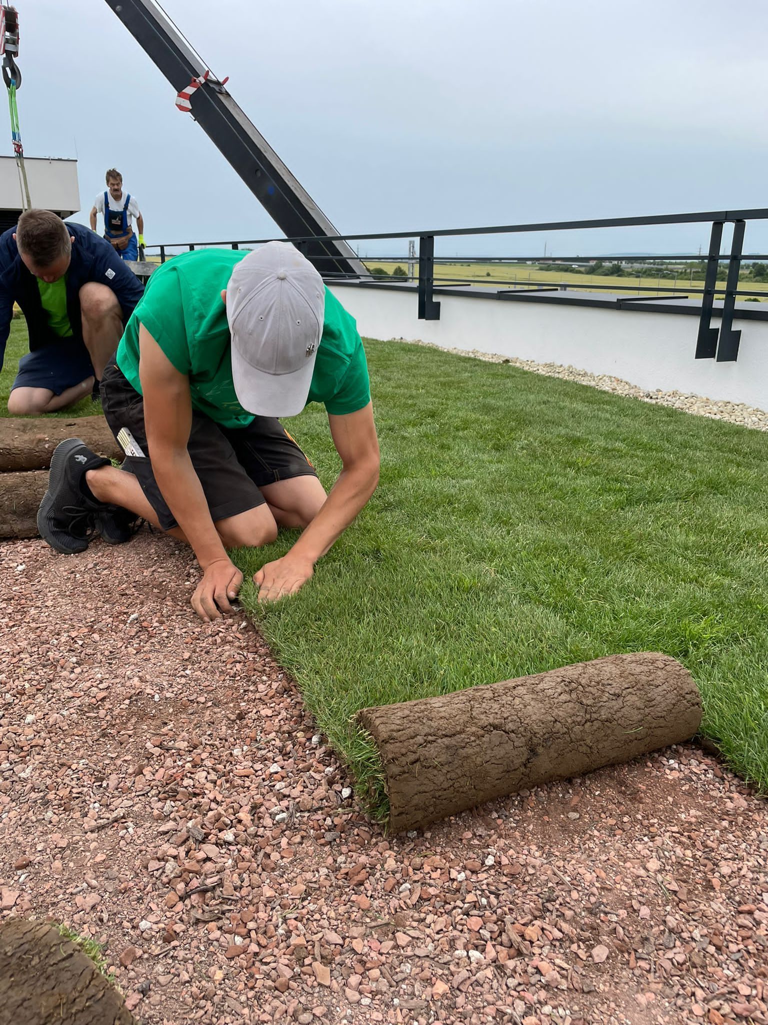 Intenzívna zelená strecha, Moldava