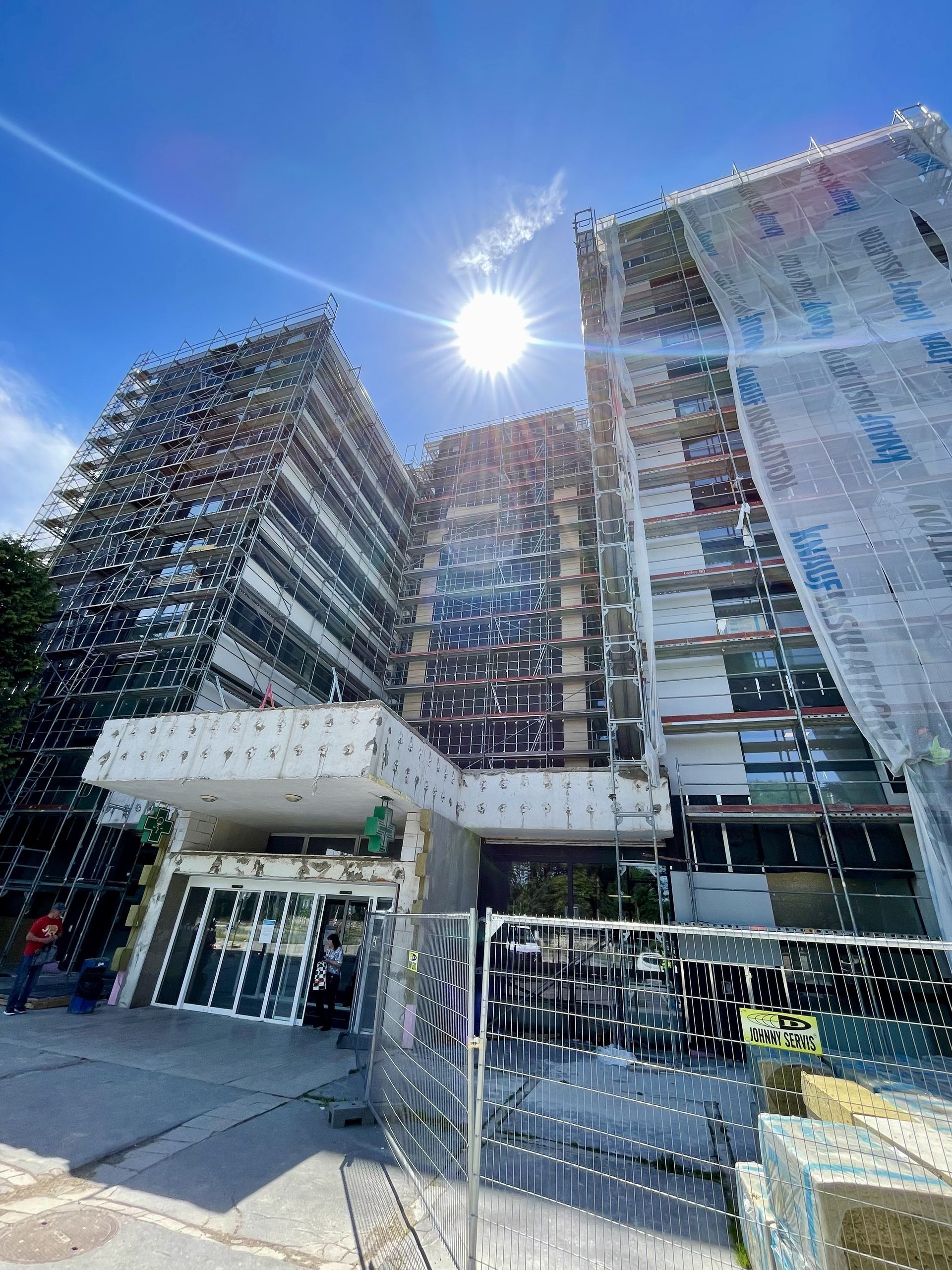 Exteriérové zelená fasáda