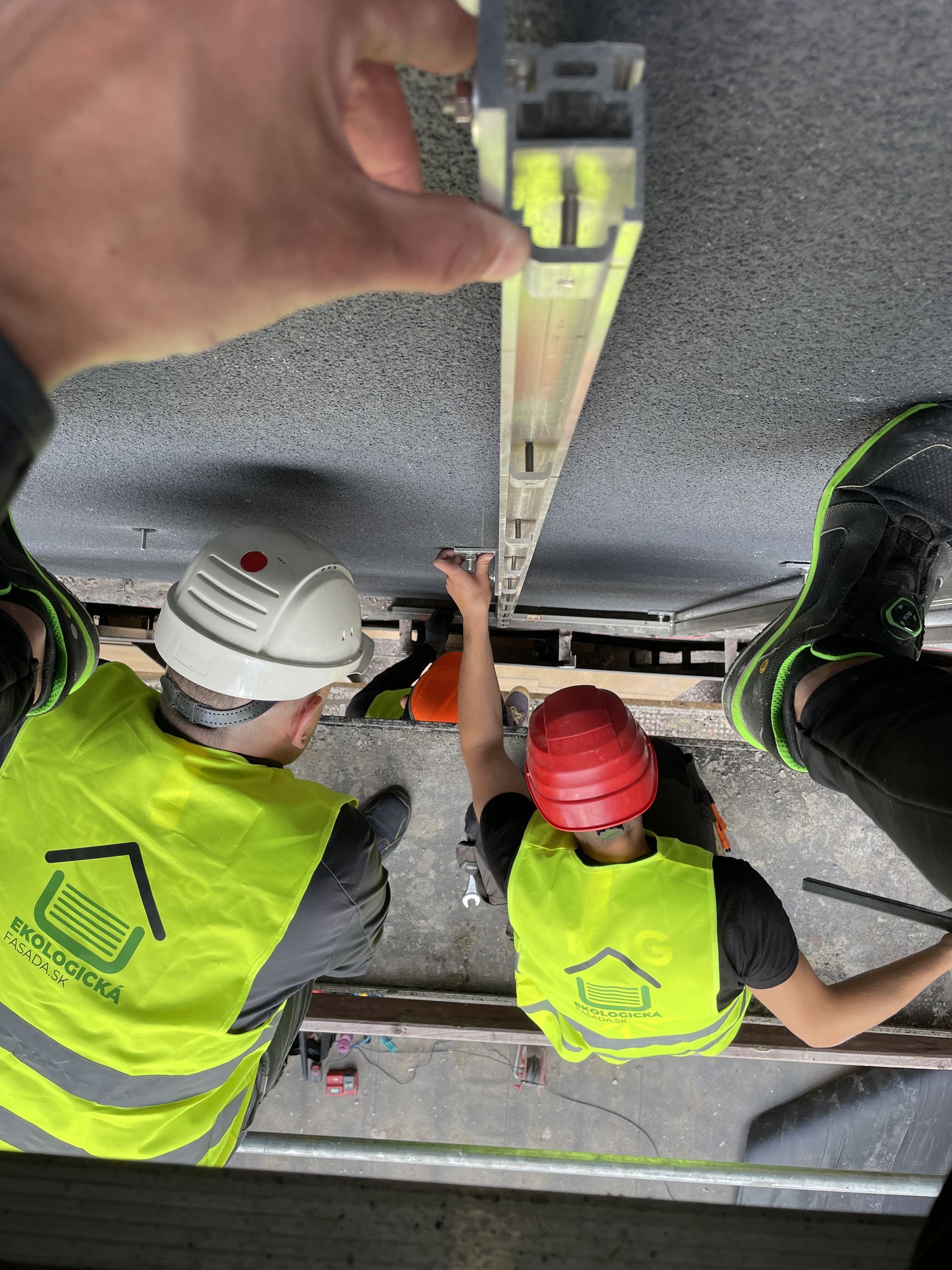 Exteriérové zelená fasáda