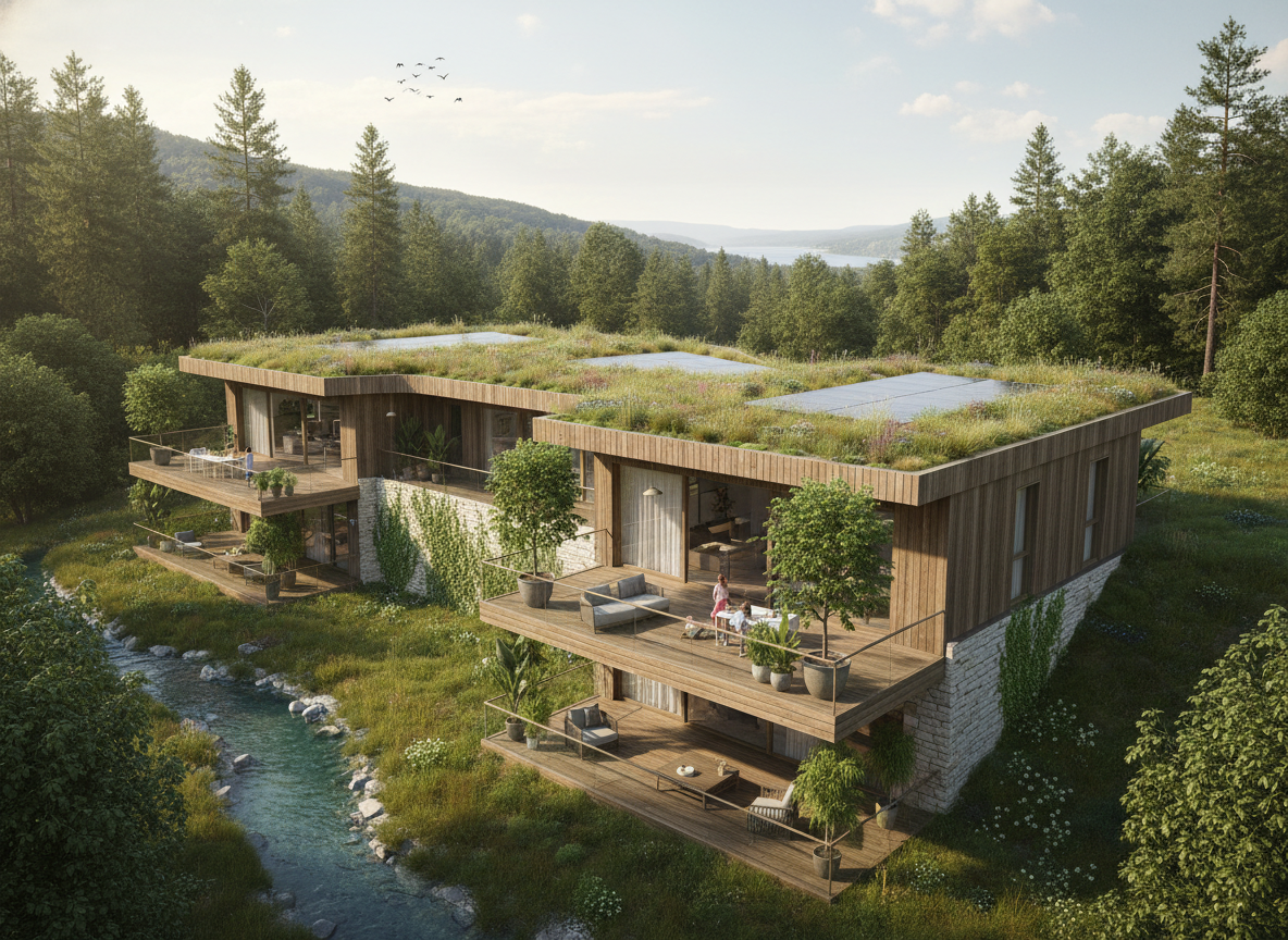 Zelená strecha a zelená fasáda ako súčasť udržateľnej architektúry