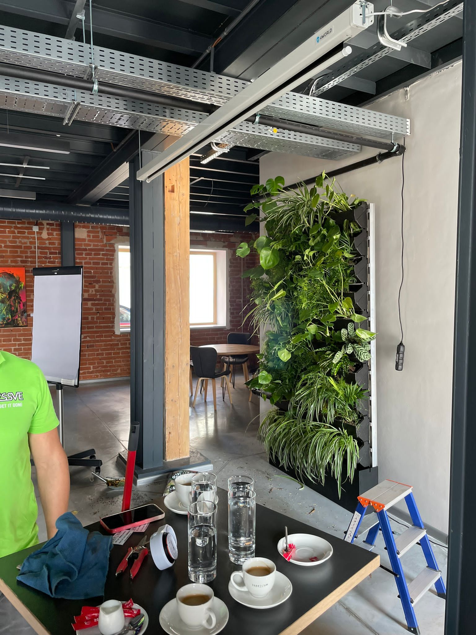 Zelená stena Fabrika 48