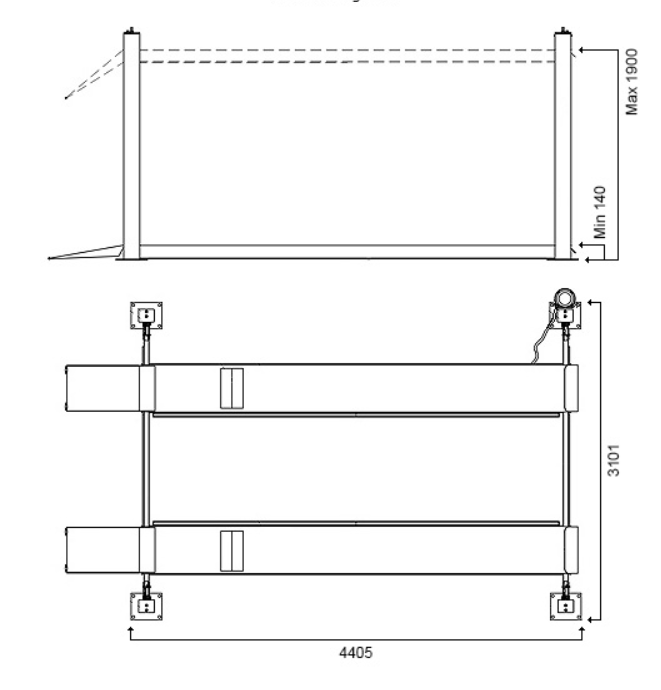 4 POST 4 TON STANDARD PIC