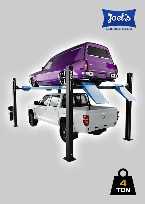 4 Post Hoist – 4 Ton – Extra Long & High Model