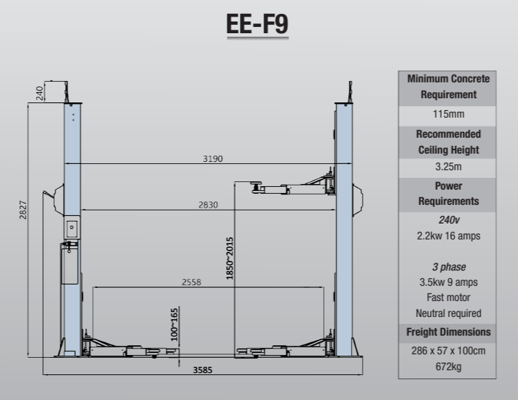 TUFFLIFT BASEPLATE - EEF9