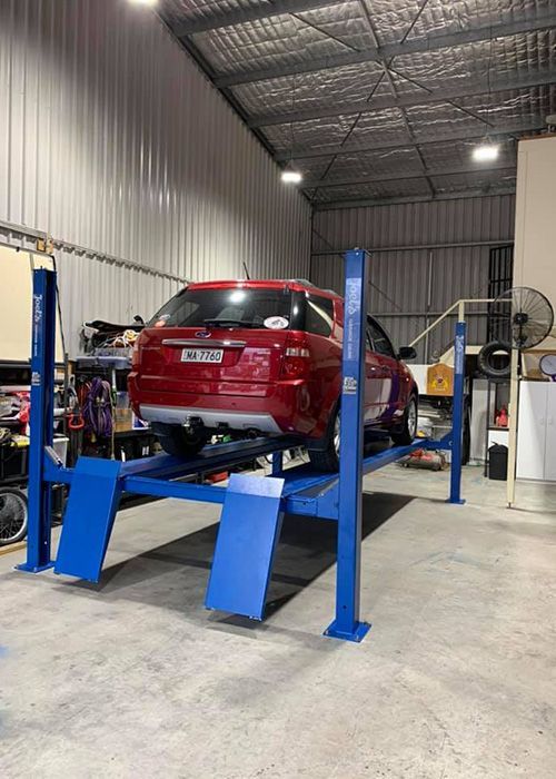 4 Post Hoist – 4 Ton – Extra Long & High Model