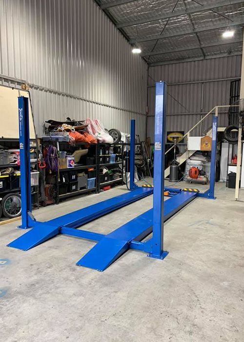 4 Post Hoist – 4 Ton – Extra Long & High Model