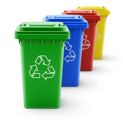 Assorted Color Recycle Bins  — South Plainfield, NJ — Total Trash Removal