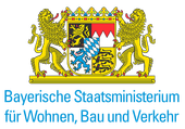 Logo des Bayerischen Staatsministeriums für Wohnen, Bau und Verkehr