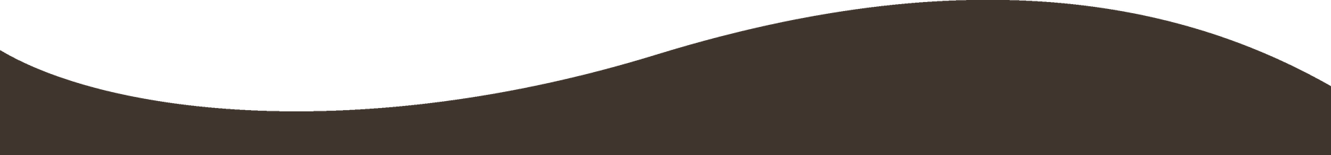 Forma curva marrone con parte superiore arrotondata bianca.