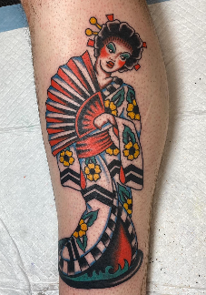 Traditional Americana flash tattoo done by artist Tony Kritselis at Absolute Art Tattoo  