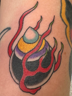 Traditional Japanese Hoju Tattoo by artist Tony Kritselis at Absolute Art Tattoo