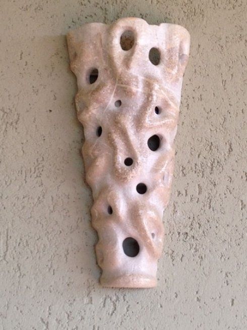 applique in pietra per lampada a parete