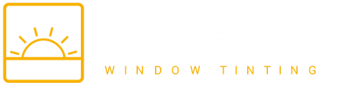 A logo for a company called window tinting