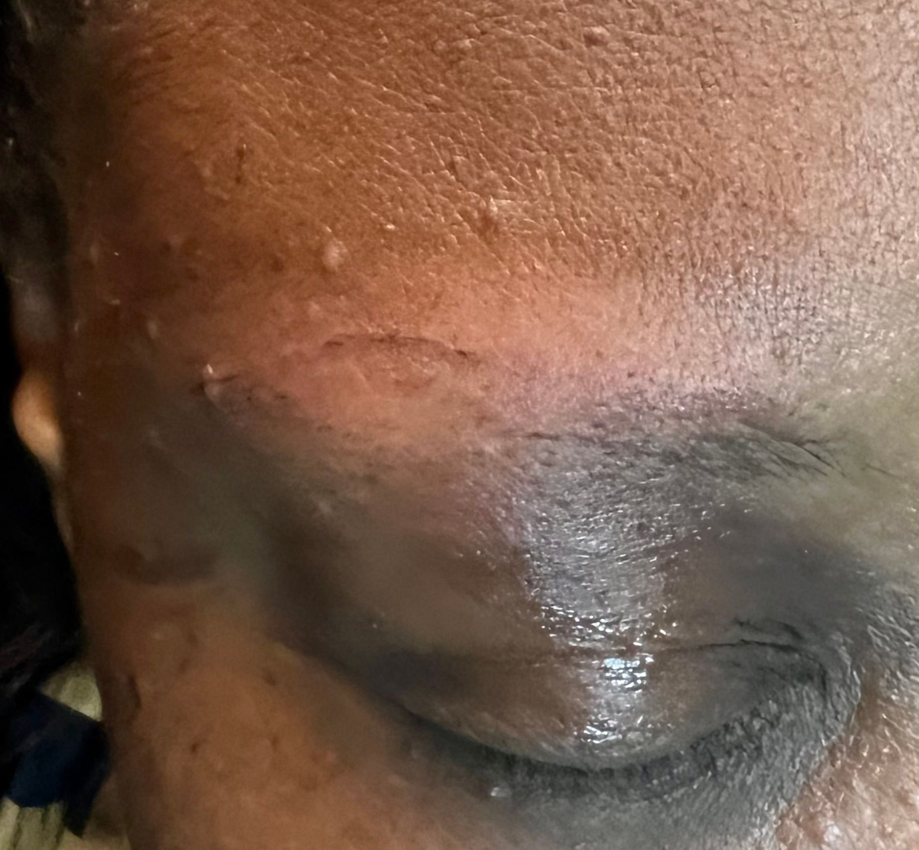 before eyebrow microblading