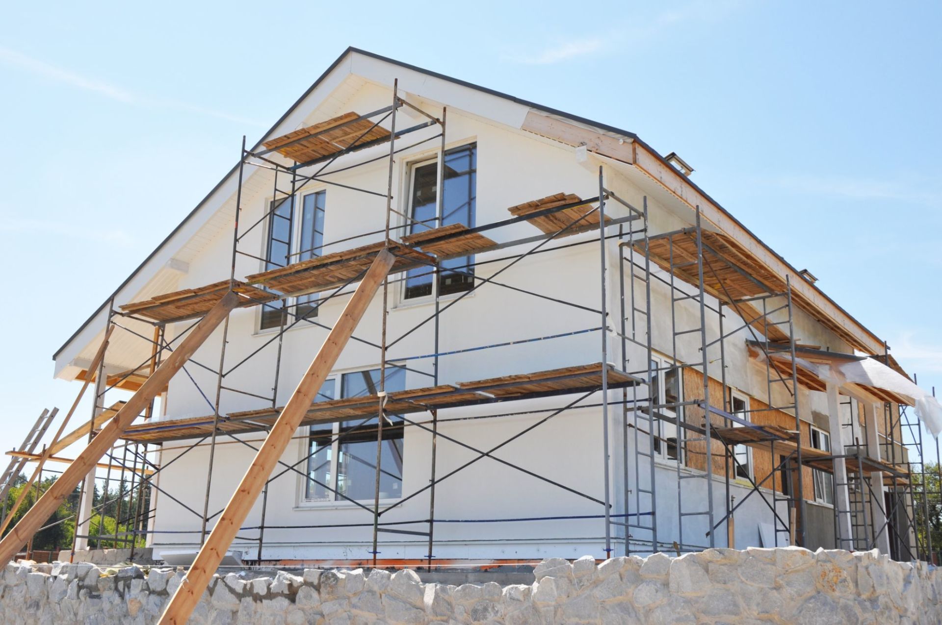 costruzione di un edificio civile