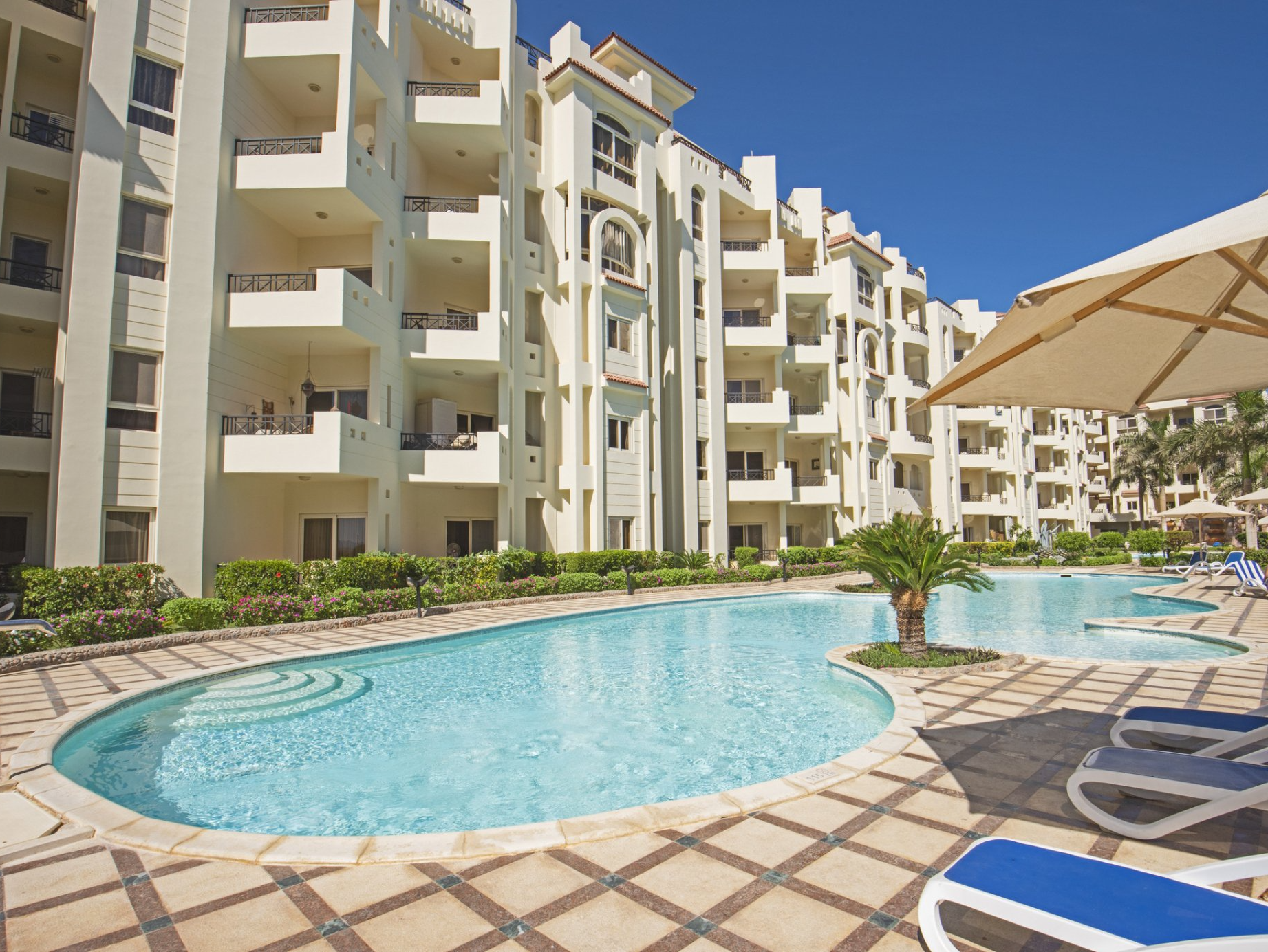 Pool In A Luxury Tropical Hotel Resort — Punta Gorda, FL — Holiday Pools of West Florida Inc