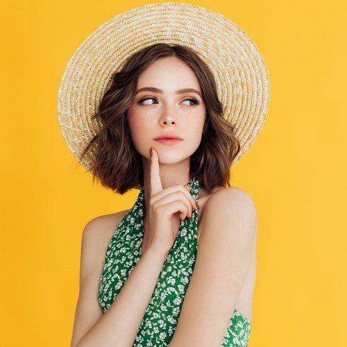 Cute Girl With A Hat — Port Angeles, WA — The Wig Gallery