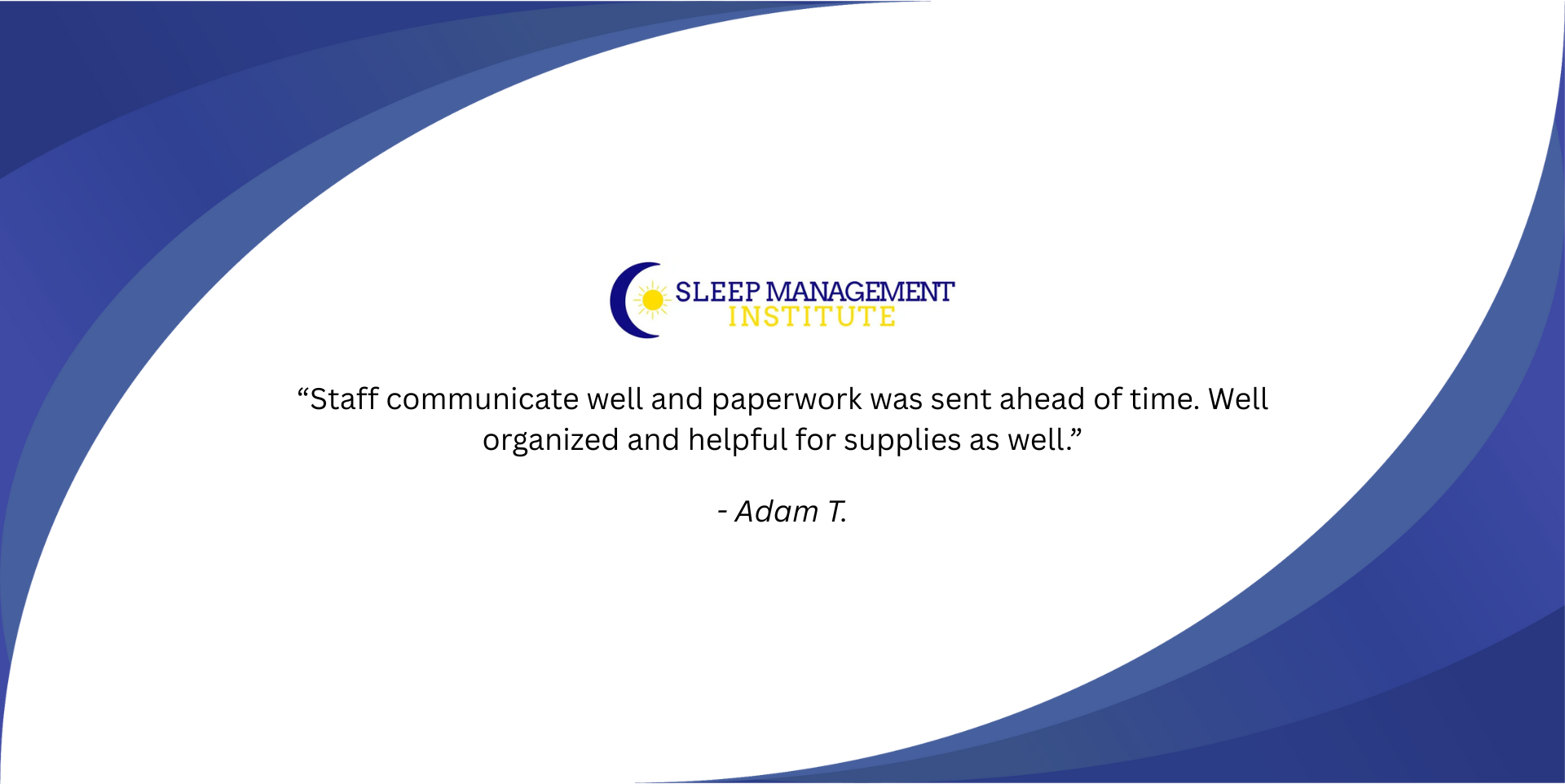 Testimonial 4 | Home Page | Sleep Management