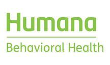 The humana behavioral health logo is green and white.