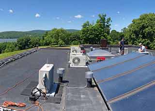 HVAC at the Roof Top — Plumbing Service in Hyde Park NY