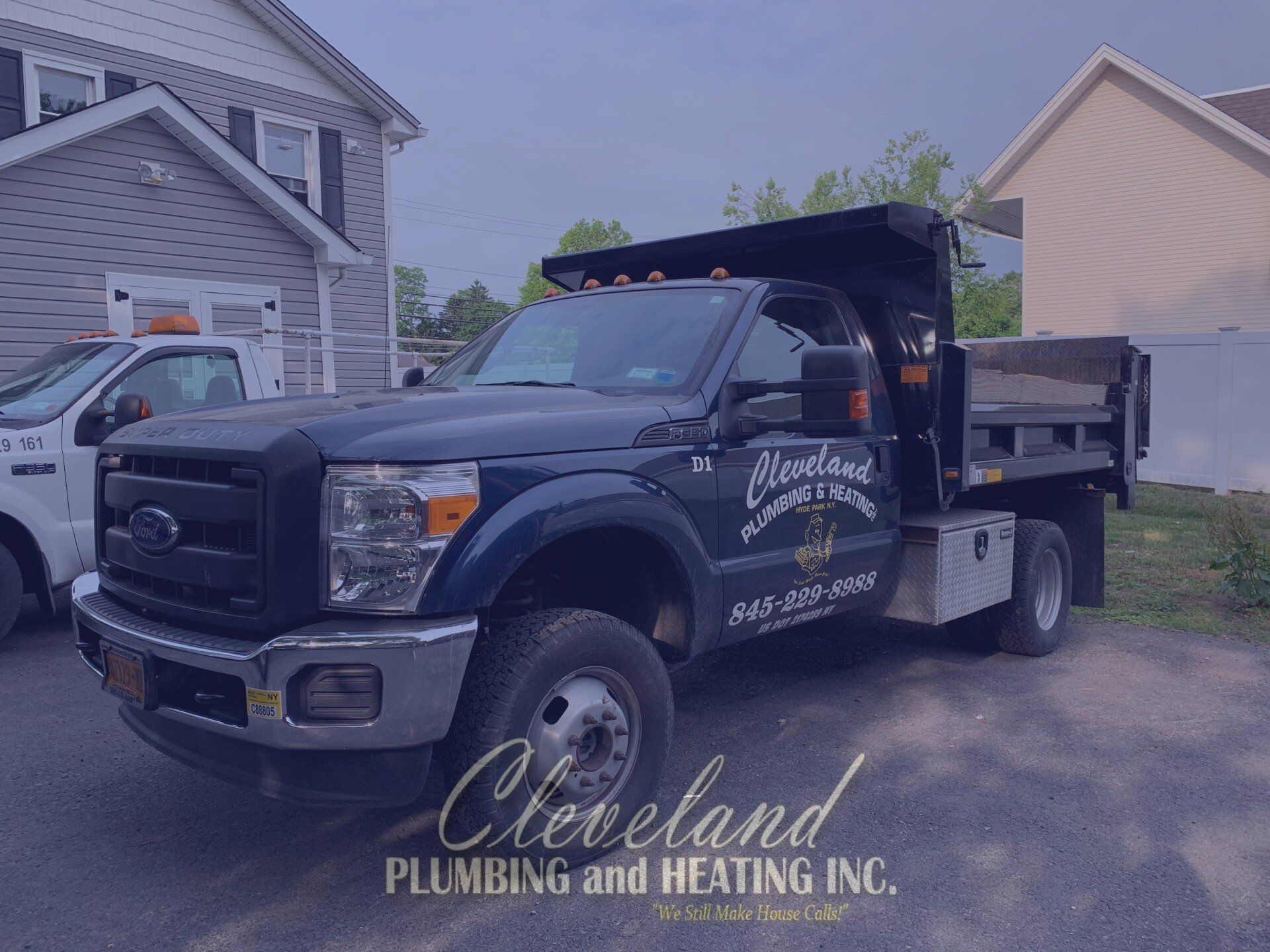 Large Pick-up Truck — Hyde Park, NY — Cleveland Plumbing & Heating Inc.