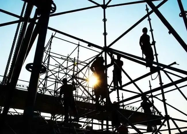 People Working In Constructions Site — Triple S Scaffolding In Port Macquarie, NSW