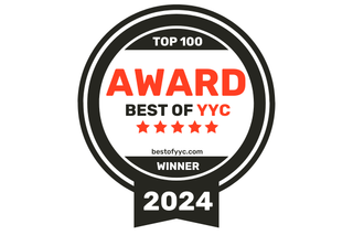 top 100 award best of yyc winner 2025